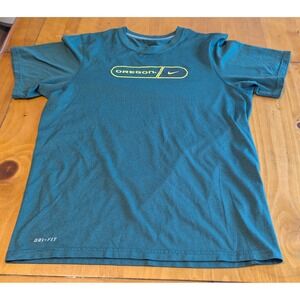 Nike Oregon Ducks‎ Dri-FIT Mens Medium Green Short Sleeve Athletic T-Shirt